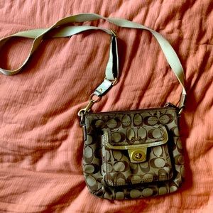 Coach Cross Body bag in signature canvas